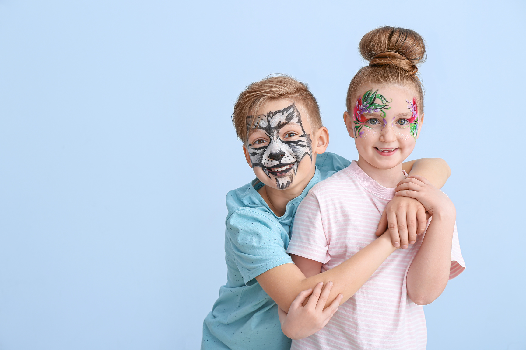 Children with Face Painting